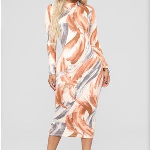 Fashion Nova work of art dress